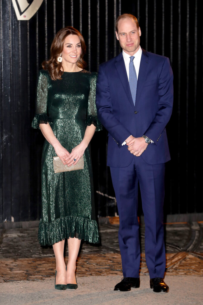 Here Is THE Perfect Dupe of Kate’s Shimmering Emerald Evening Midi from ...