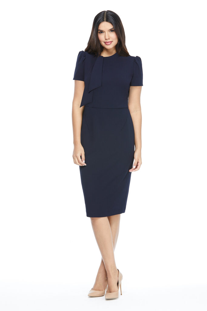 This Navy Dress Is Nearly Identical to Meghan’s Final Engagement Dress ...
